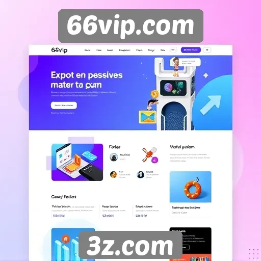 Evolução do design do site 66vip.com